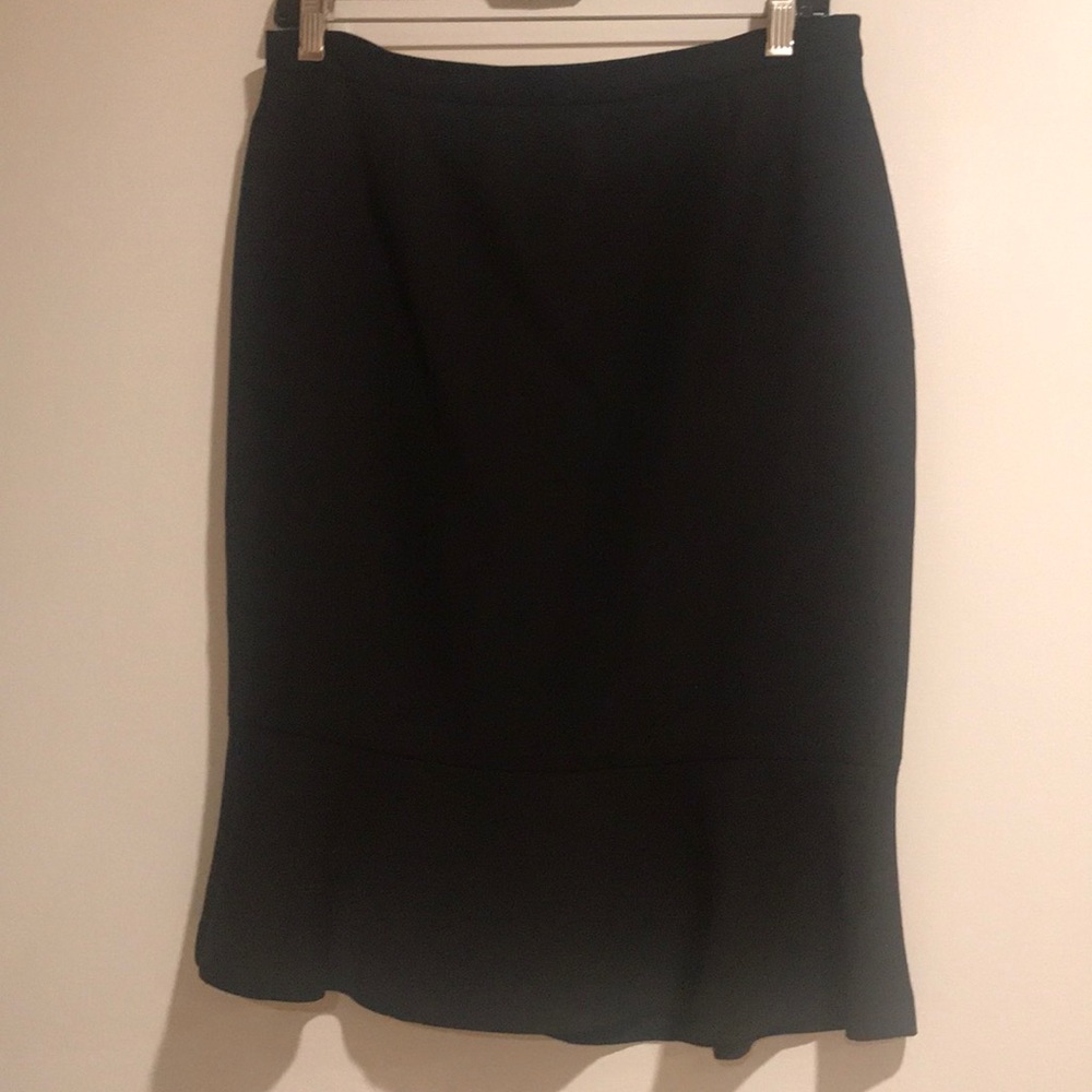 Black designer skirt